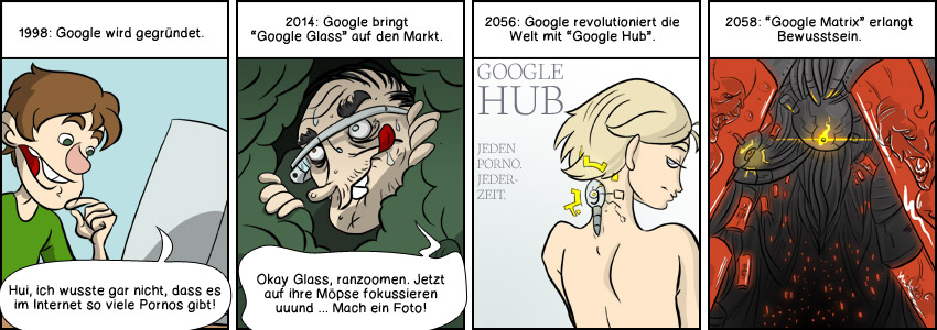 Piece of Me. Ein Webcomic über Google, Pornos und den Aufstieg der Maschinen.
