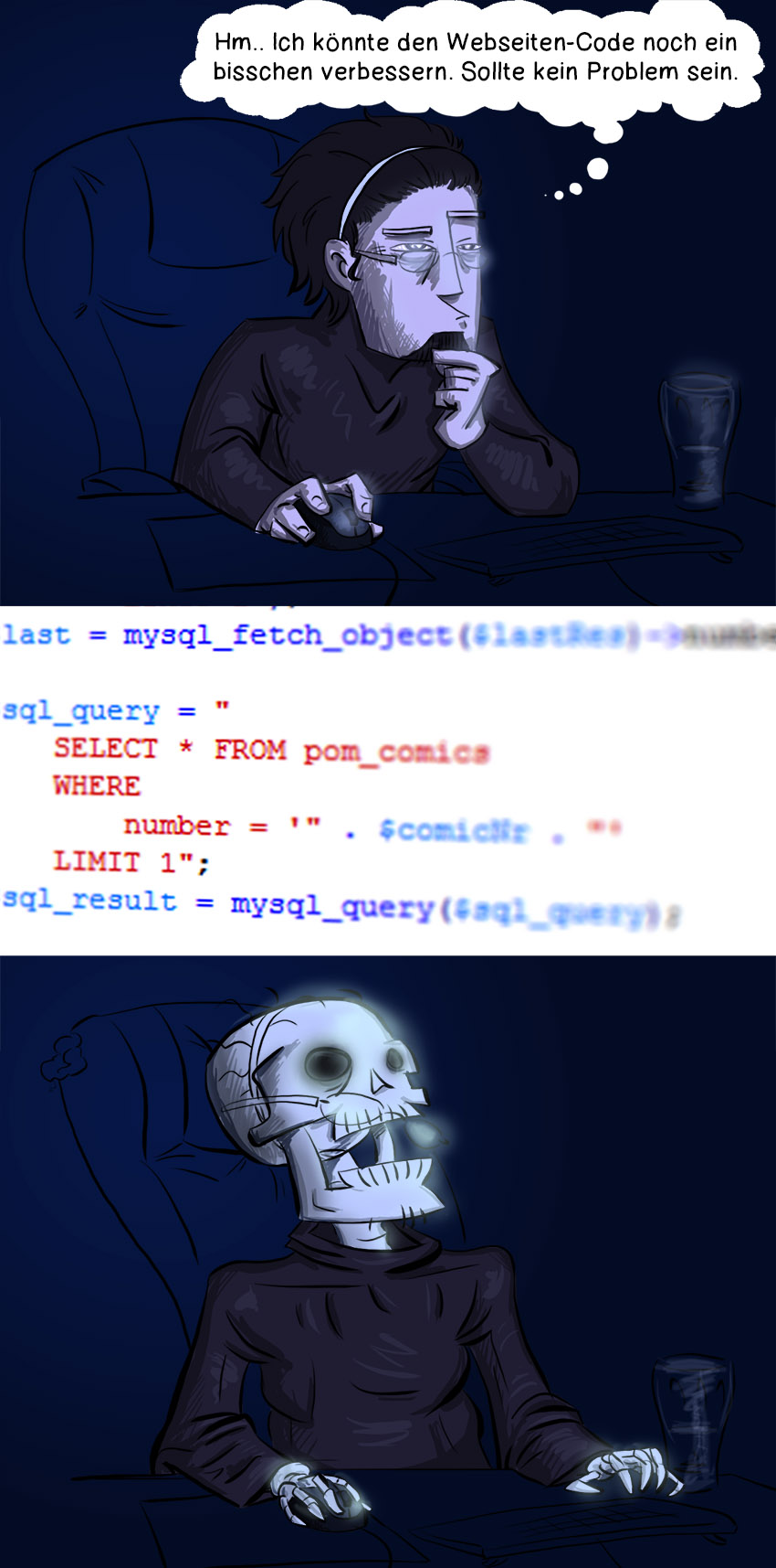 Piece of Me - Ein Webcomic über die Gefahren des Programmierens.