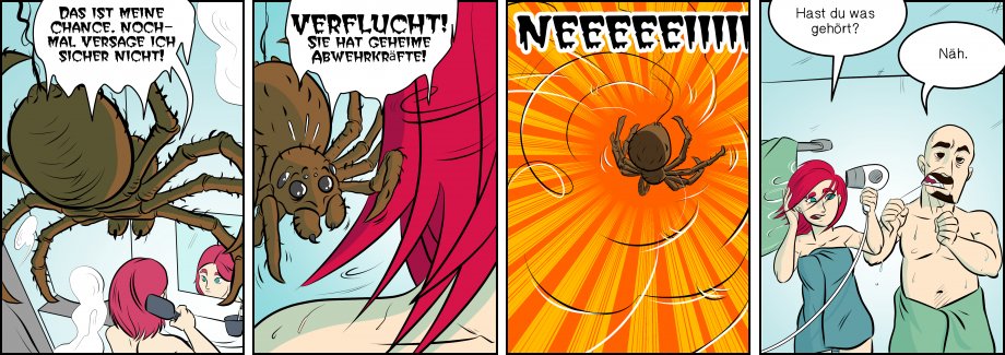 Piece of Me. Ein Webcomic über rachsüchtige Spinnen und vereitelte Pläne