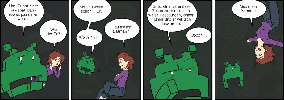 Piece of Me. Ein Webcomic über mysteriöse Bösewichte und vage Anspielungen.
