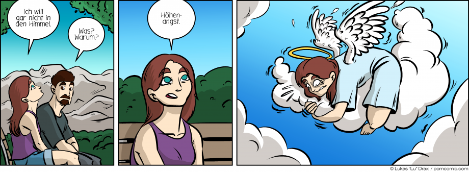 Piece of Me. Ein Webcomic über eine Abneigung gegen den Himmel und einen komischen Grund dafür.