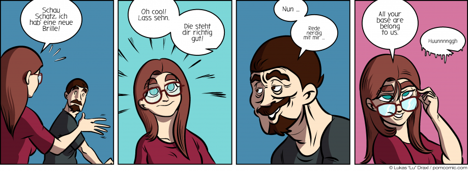 Piece of Me. Ein Webcomic über eine neue Brille und komische Fetische.