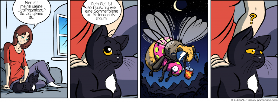 Piece of Me. Ein Webcomic über süße Katzen und Sommerbienen oder sowas.