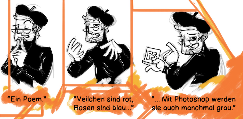 Piece of Me - Ein Webcomic über schlechte Gedichte.