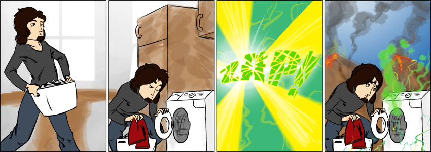 Piece of Me - Ein Webcomic über Zeitreisen. In einer Waschmaschine.
