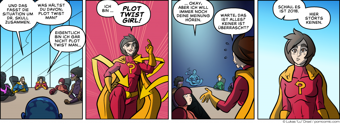 Piece of Me. Ein Webcomic über handlungswendende Superheldinnen.