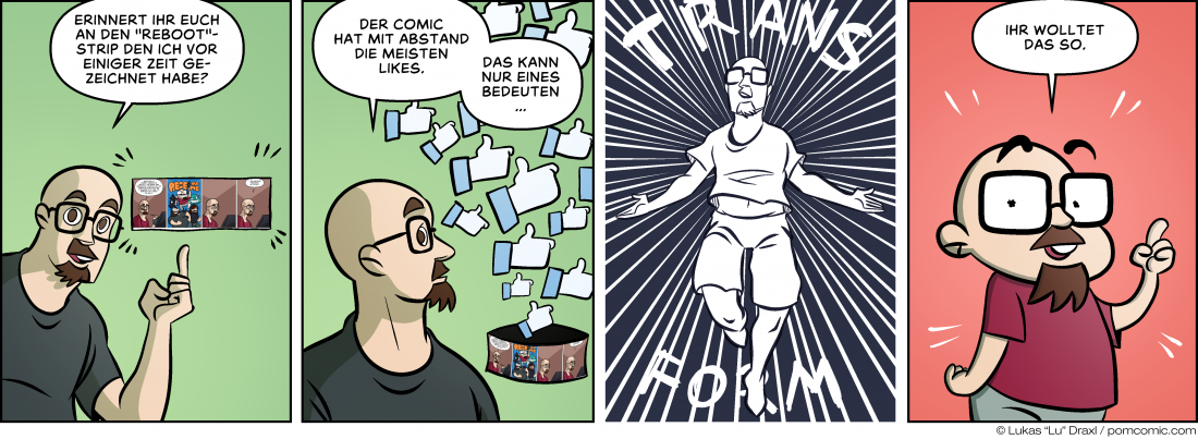 Piece of Me. Ein Webcomic über beliebte Strips und logische Schlussfolgerungen.