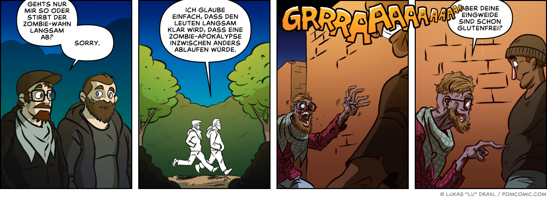 Piece of Me. Ein Webcomic über moderne Zombie-Apokalypsen.