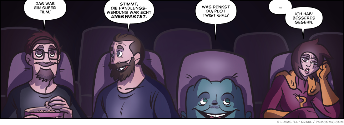 Piece of Me. Ein Webcomic über tolle Filme und durchschnittliche Handlungswendungen.