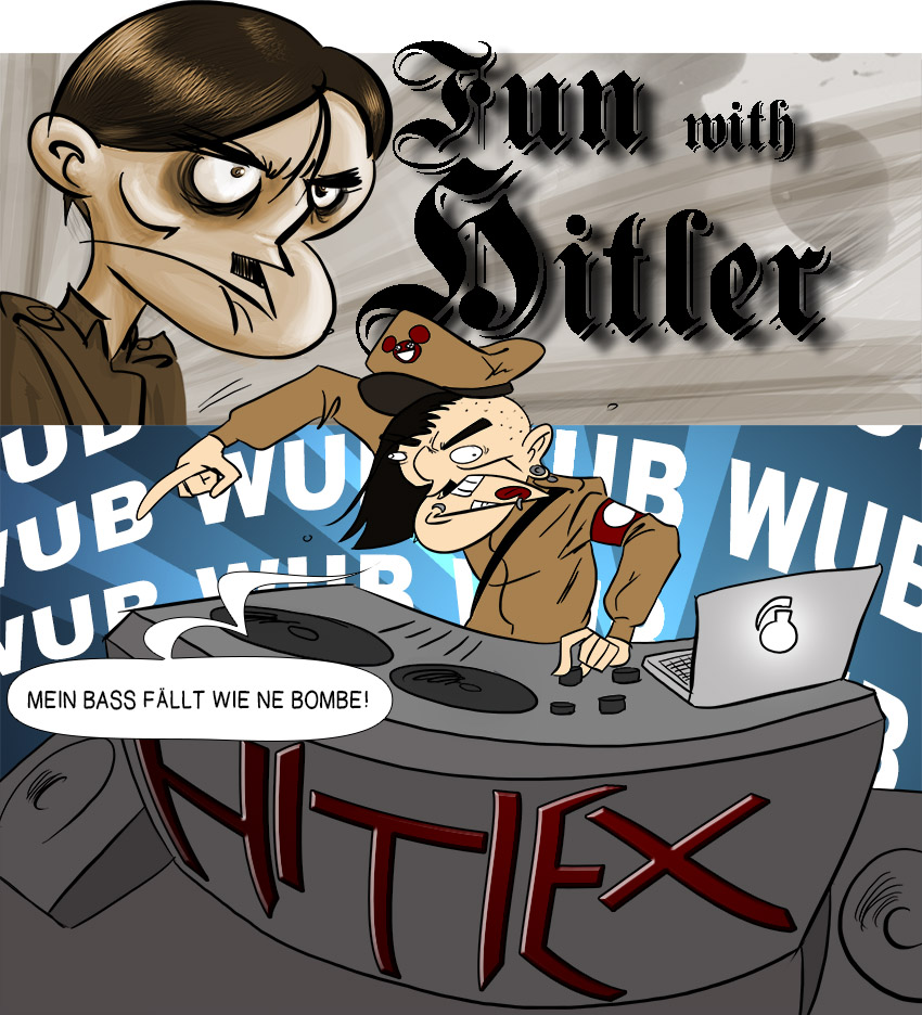 Piece of Me. Ein Webcomic über sehr, SEHR komische Musikrichtungen. Und Dubstep-Hitler.